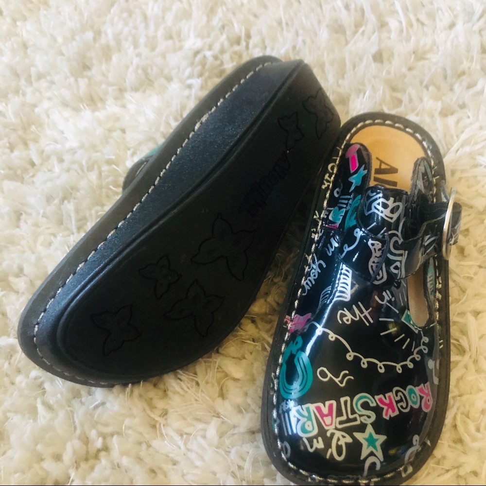 Alegria slip on clogs size 13 kids - Picture 4 of 5